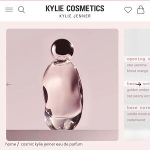 cosmic kylie jenner eau de parfum 3.3 fl oz 100ml